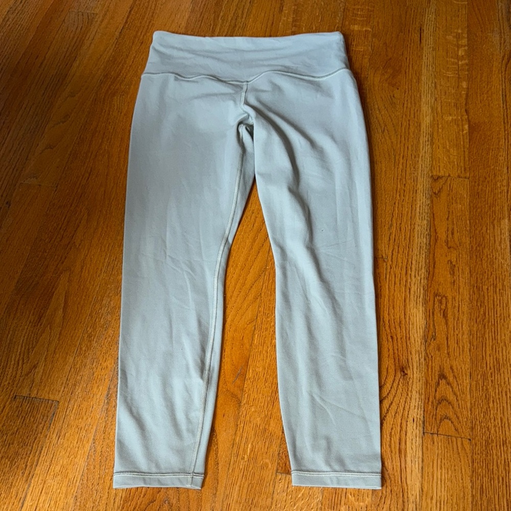 Athleta Gray and Green Leggings for Active Wear